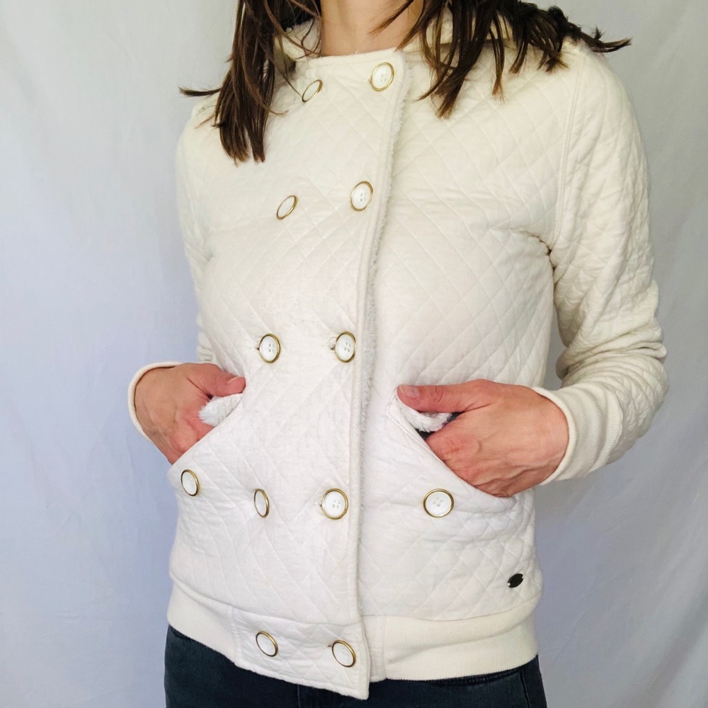 O’Neill fleece lined quilted cozy hoodie